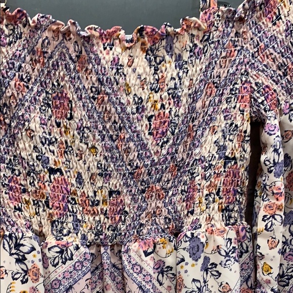 Mason & Belle Floral Off the Shoulder Dress Medium - Picture 4 of 4